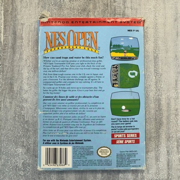 NES Open Tournament Golf (Nintendo NES, 1991) Complete CIB - Picture 10 of 16